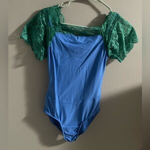 At-home embellished Wear Moi leotard size M